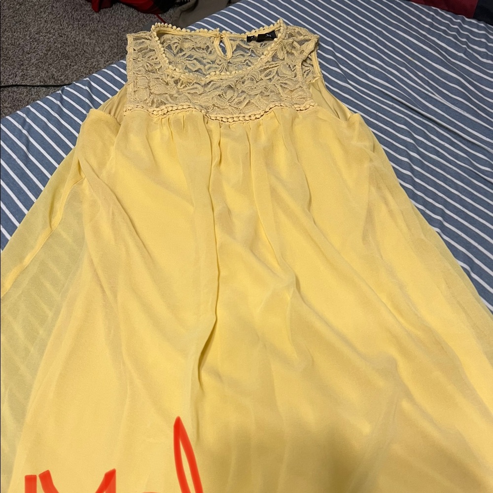 Sunny Yellow Dress
